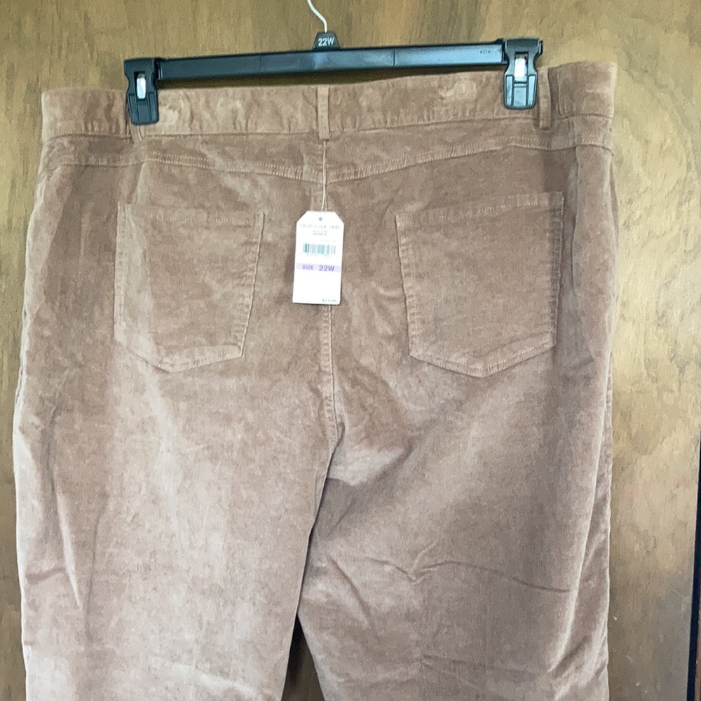 Skye’s the limit mushroom brown pant w stretch & elastic waist 24W - Picture 10 of 16
